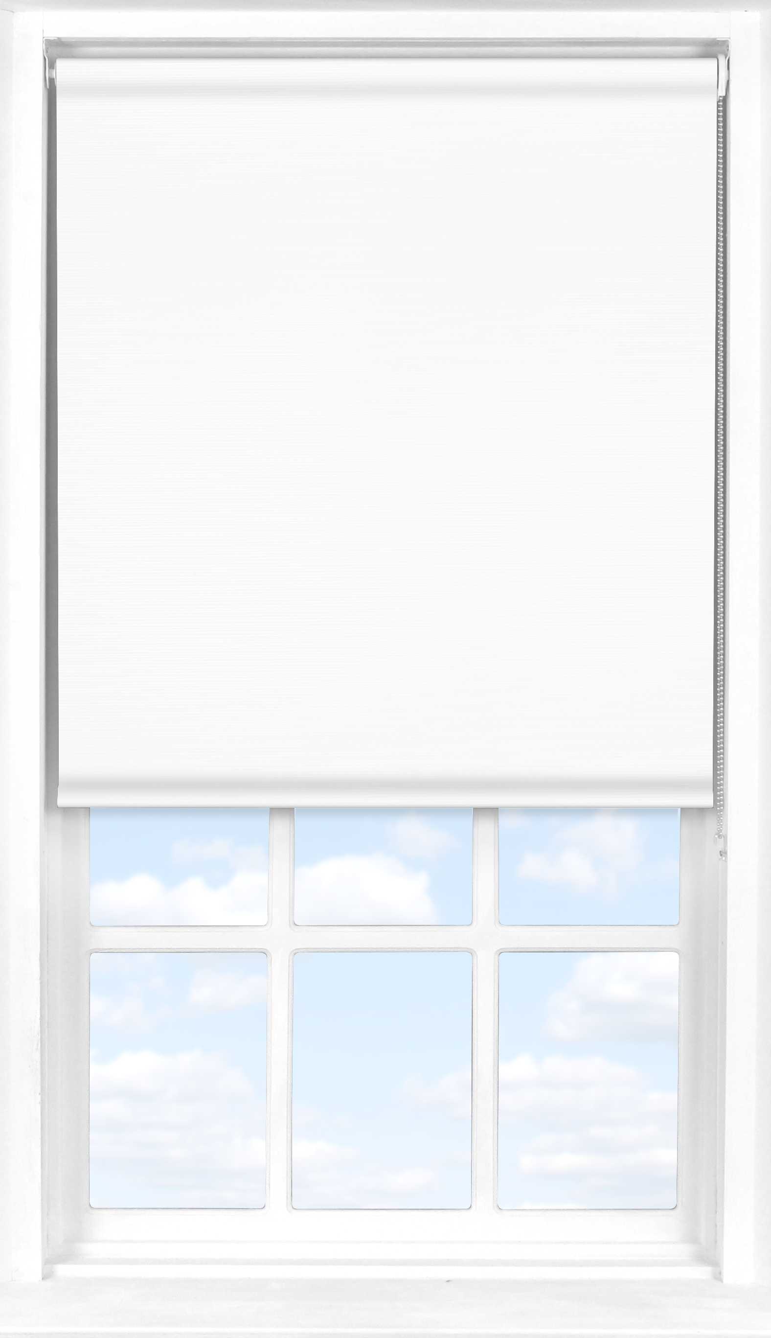 Motorised Roller Blind in Blossom White Translucent