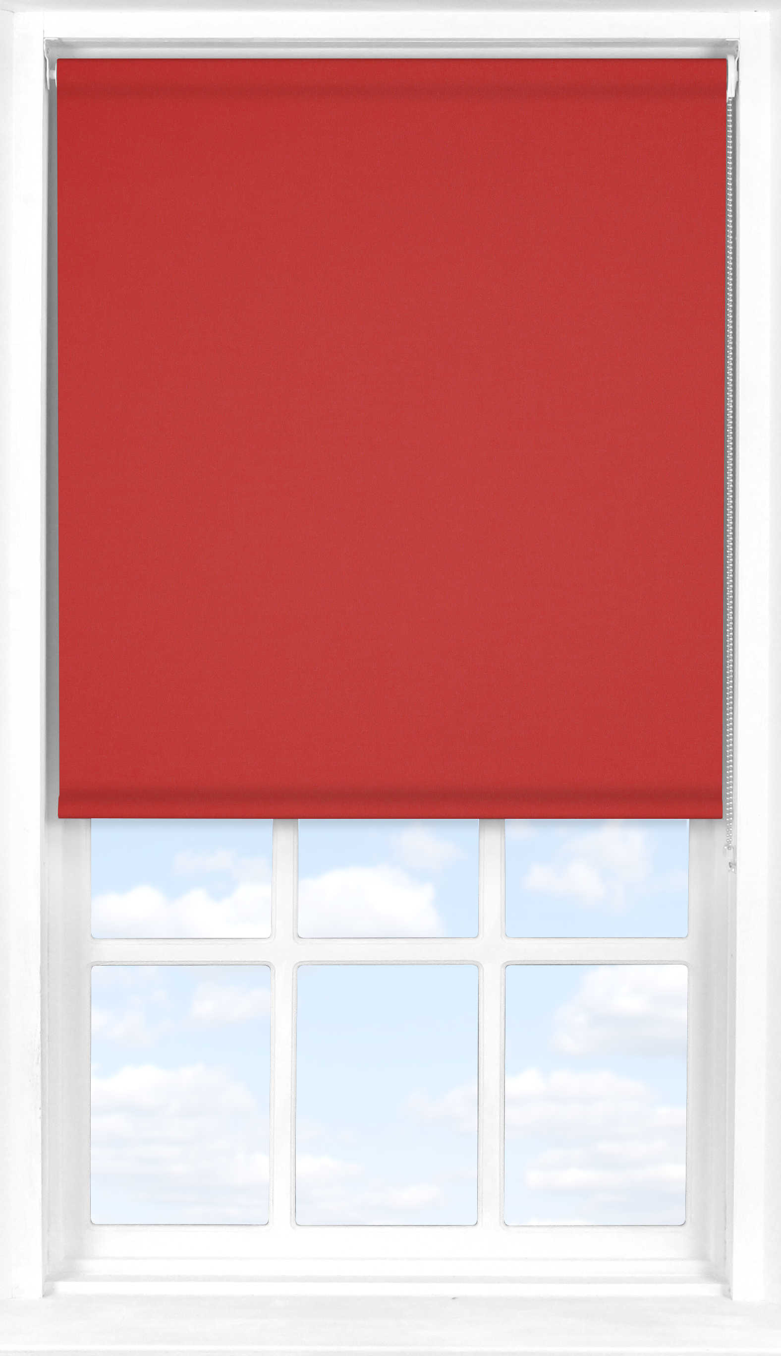 Motorised Roller Blind in Soft Plum Translucent