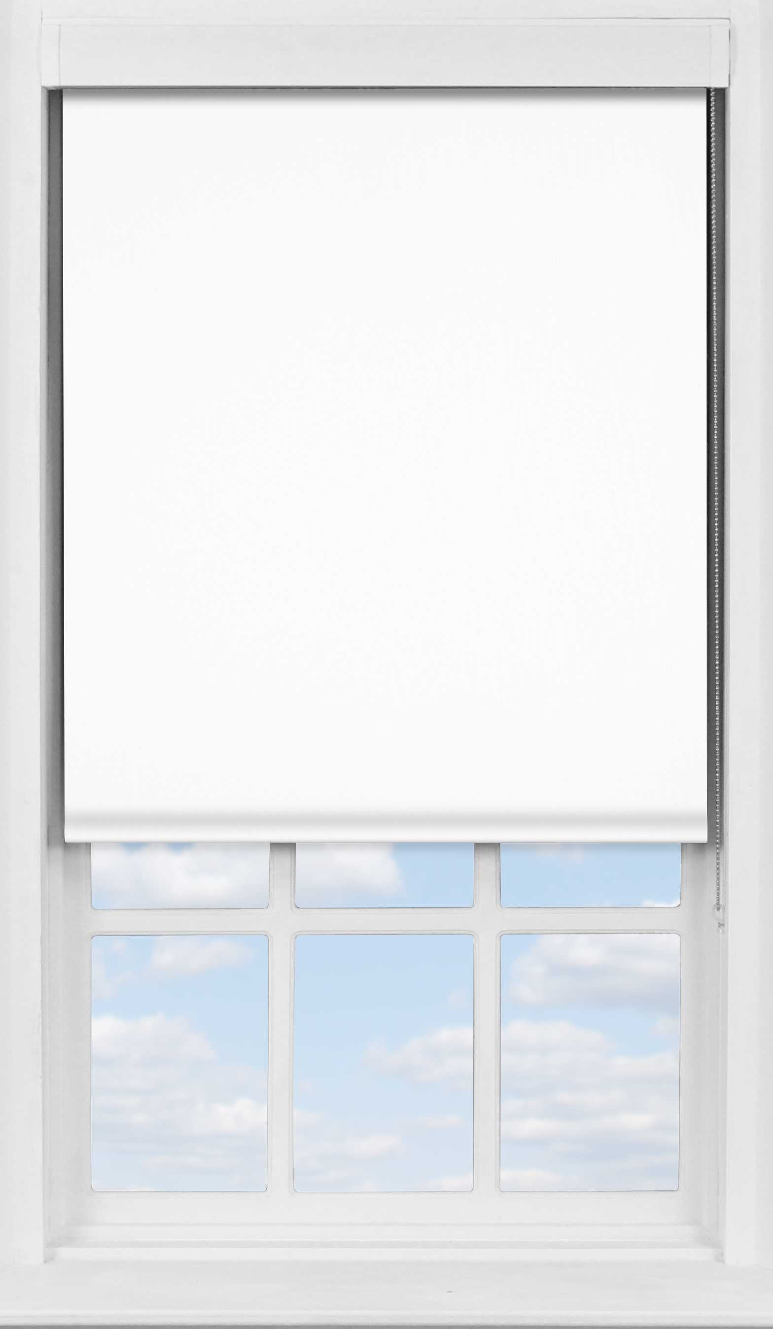 Premium Roller Blind in Blossom White Blackout