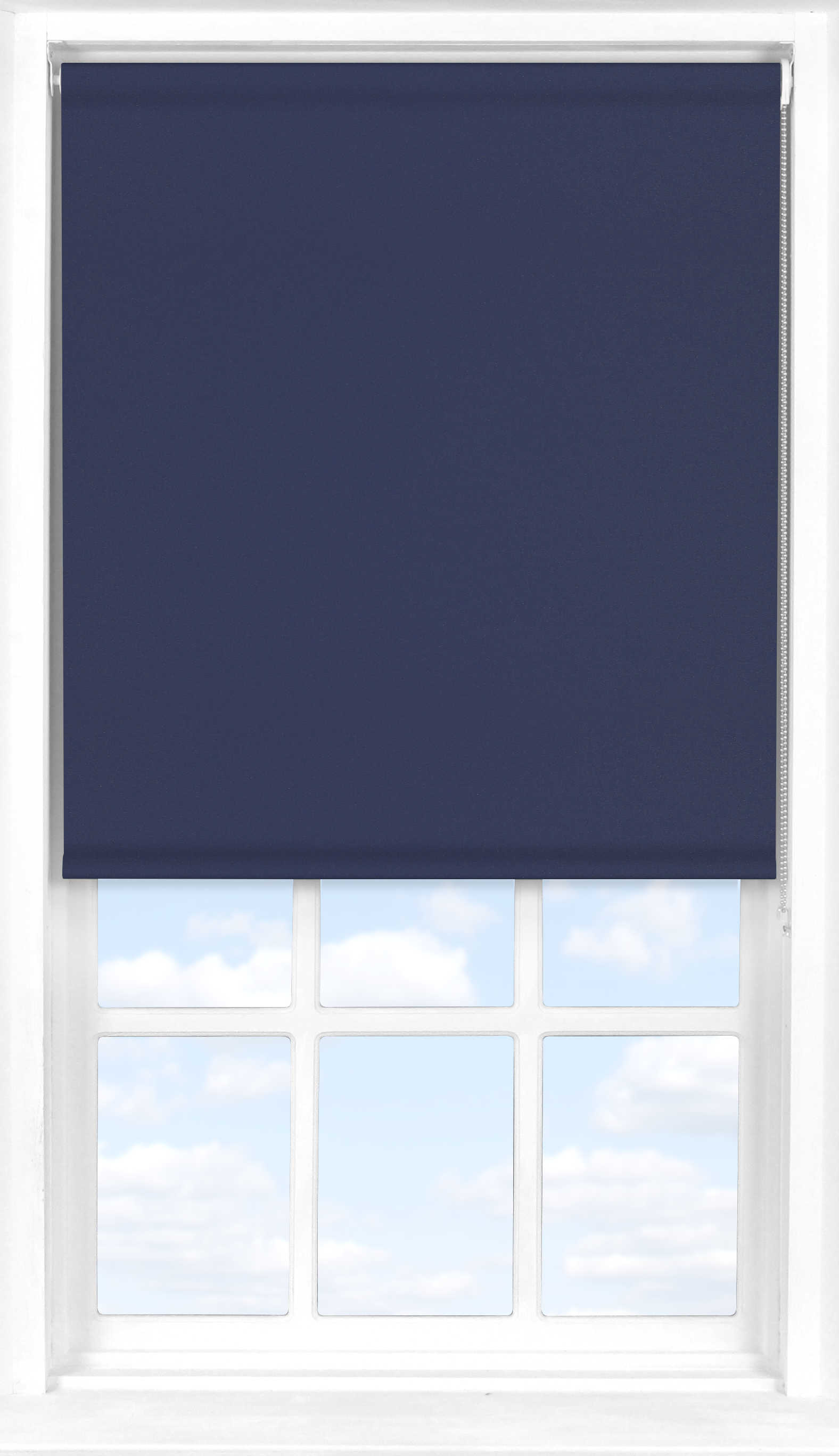 Roller Blind in Midnight Blue Blackout