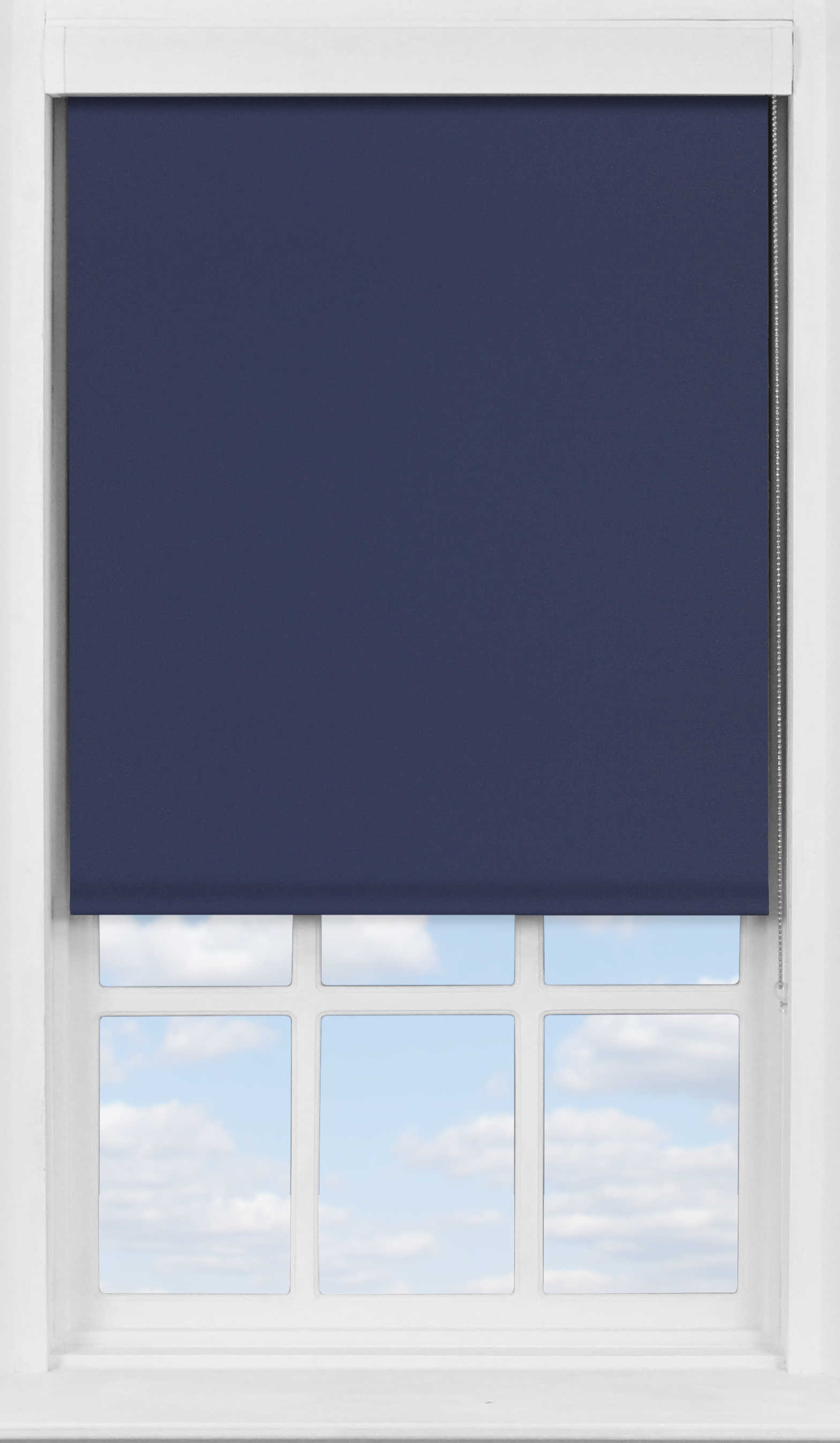 Premium Roller Blind in Midnight Blue Blackout