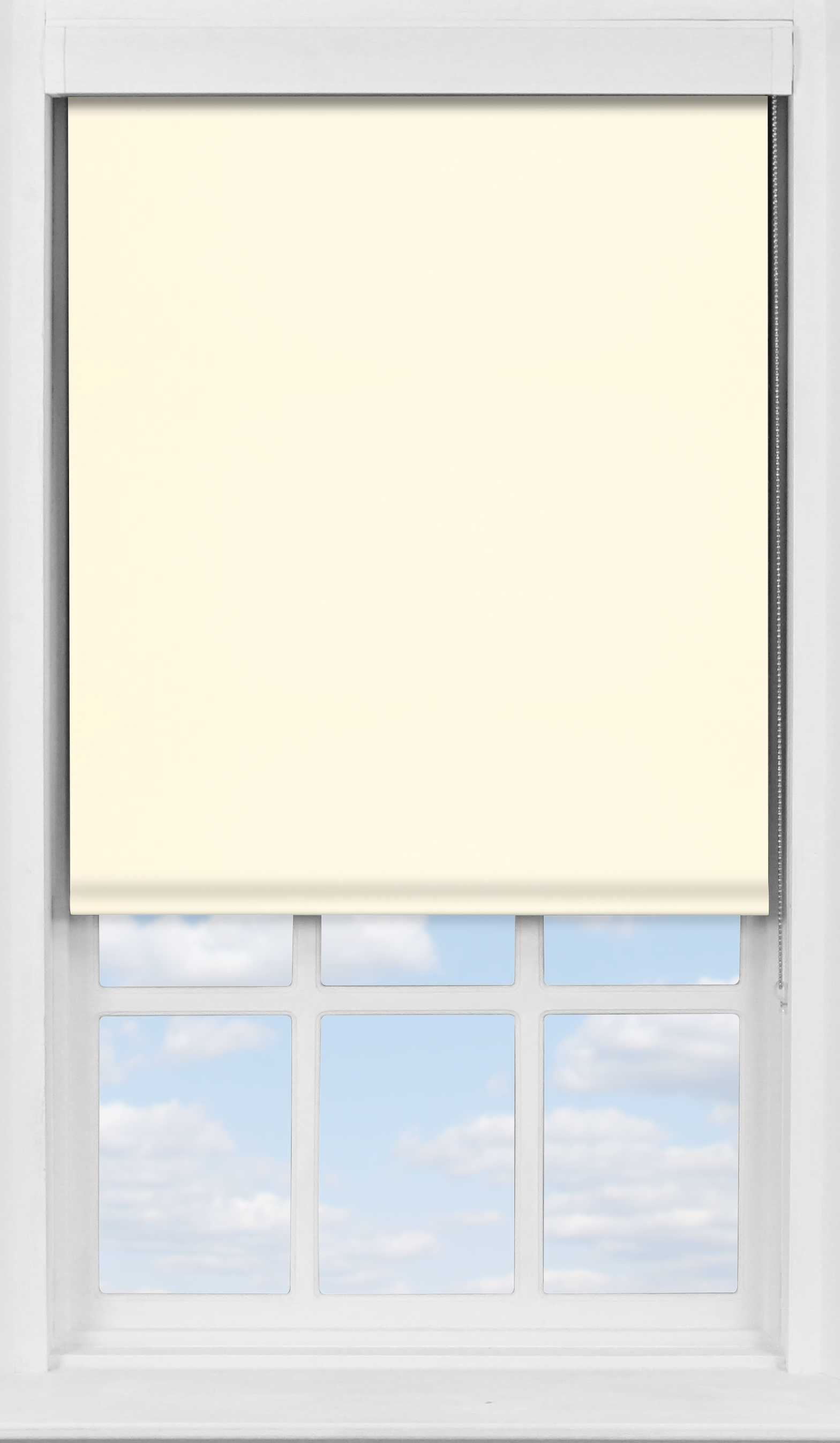 Premium Roller Blind in Delicate Cream Blackout