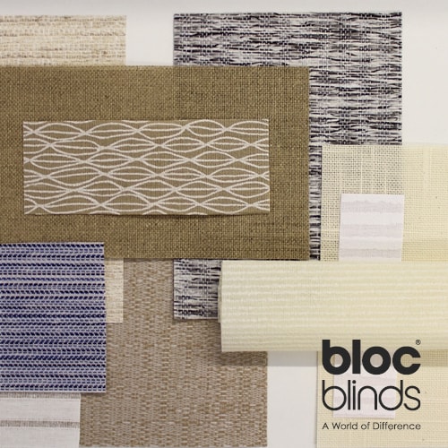 Textured window blinds
