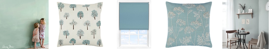 DUCK EGG BLUE BLINDS AND DUCK EGG DECOR IDEAS BLOC BLINDS